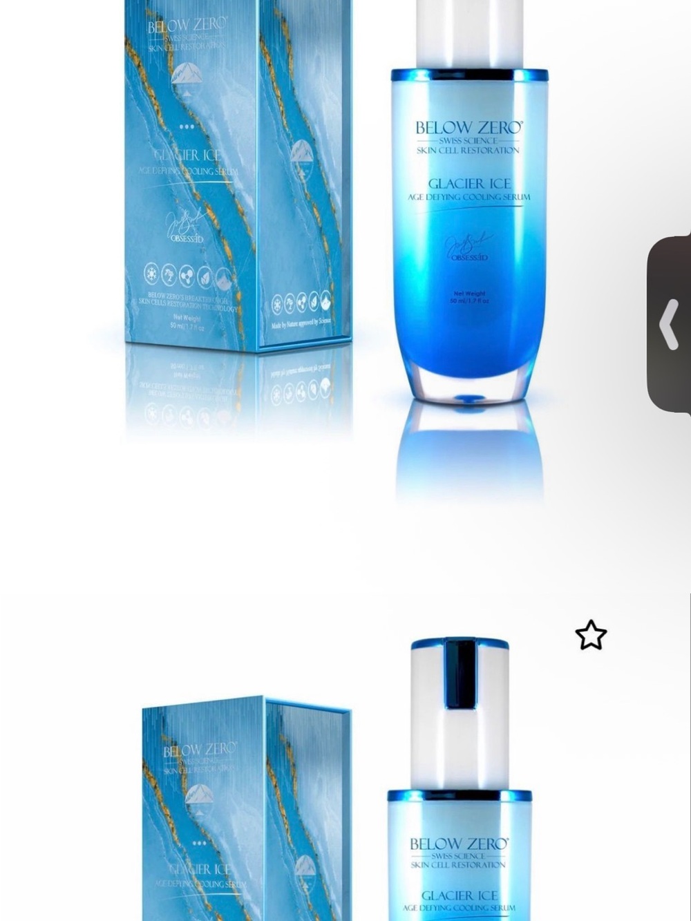Glacier Ice Cooling Serum — Blue